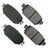 Akebono ACT2042 Disc Brake Pad Set - Rear