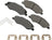 Akebono ACT2089 Disc Brake Pad Set - Front