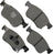 Akebono ACT2115 Disc Brake Pad Set - Front
