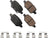 Akebono ACT2168 Disc Brake Pad Set - Rear