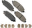 Akebono ACT2186 Disc Brake Pad Set - Rear