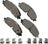 Akebono ACT2371 Disc Brake Pad Set - Front