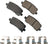 Akebono ACT2372 Disc Brake Pad Set - Rear