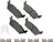 Akebono ACT2383 Disc Brake Pad Set - Rear