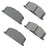 Akebono ACT242 Disc Brake Pad Set - Front