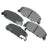 Akebono ACT273 Disc Brake Pad Set - Front