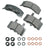 Akebono ACT370 Disc Brake Pad Set - Front