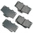 Akebono ACT436 Disc Brake Pad Set - Front