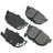 Akebono ACT464 Disc Brake Pad Set - Rear
