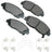 Akebono ACT465B Disc Brake Pad Set - Front