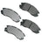 Akebono ACT470 Disc Brake Pad Set - Front