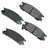 Akebono ACT471 Disc Brake Pad Set - Rear