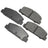 Akebono ACT482 Disc Brake Pad Set - Rear