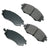 Akebono ACT485 Disc Brake Pad Set - Front