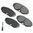 Akebono ACT486 Disc Brake Pad Set - Front