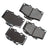 Akebono ACT502 Disc Brake Pad Set - Front