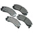 Akebono ACT530 Disc Brake Pad Set - Front