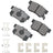 Akebono ACT536A Disc Brake Pad Set - Rear