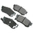 Akebono ACT540 Disc Brake Pad Set - Rear