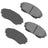 Akebono ACT551 Disc Brake Pad Set - Front