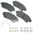 Akebono ACT562A Disc Brake Pad Set - Front