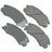 Akebono ACT579 Disc Brake Pad Set - Front
