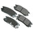 Akebono ACT580 Disc Brake Pad Set - Rear