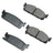 Akebono ACT588 Disc Brake Pad Set - Rear