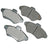 Akebono ACT600 Disc Brake Pad Set - Front