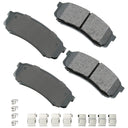 Akebono ACT606A Disc Brake Pad Set - Rear
