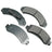 Akebono ACT607 Disc Brake Pad Set - Front