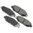 Akebono ACT613 Disc Brake Pad Set - Rear