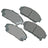 Akebono ACT617 Disc Brake Pad Set - Front