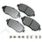 Akebono ACT619A Disc Brake Pad Set - Front
