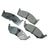 Akebono ACT642 Disc Brake Pad Set - Front