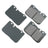 Akebono ACT665 Disc Brake Pad Set - Front