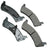 Akebono ACT667 Disc Brake Pad Set - Rear