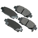 Akebono ACT672 Disc Brake Pad Set - Rear