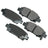 Akebono ACT672 Disc Brake Pad Set - Rear