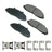 Akebono ACT679 Disc Brake Pad Set - Front