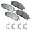Akebono ACT691A Disc Brake Pad Set - Front