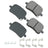 Akebono ACT707A Disc Brake Pad Set - Front