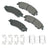 Akebono ACT729 Disc Brake Pad Set - Rear