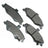 Akebono ACT750 Disc Brake Pad Set - Rear