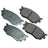 Akebono ACT755 Disc Brake Pad Set - Front