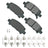 Akebono ACT770A Disc Brake Pad Set - Rear