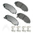 Akebono ACT787B Disc Brake Pad Set - Front