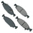 Akebono ACT790 Disc Brake Pad Set - Front