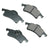 Akebono ACT791 Disc Brake Pad Set - Rear