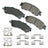 Akebono ACT792 Disc Brake Pad Set - Rear